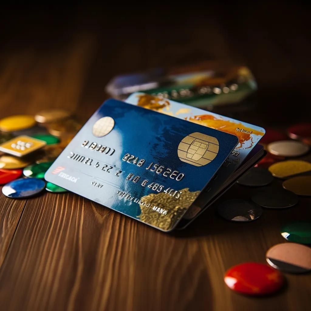 фото кредитные карты на столе